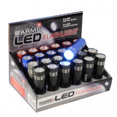 Lampe Flashlight aluminium 9 leds Swiss Arms 2