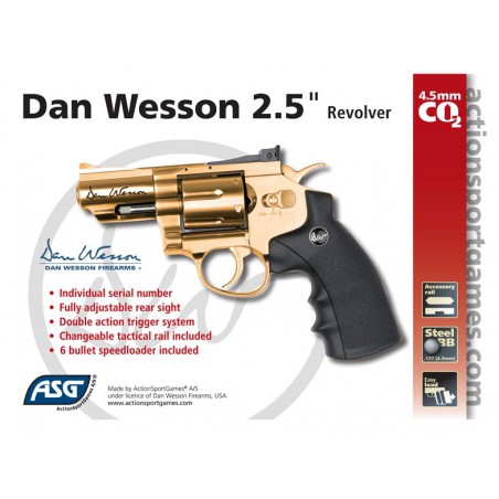 Dan Wesson 2,5 '' Gold Custom Limited Edition