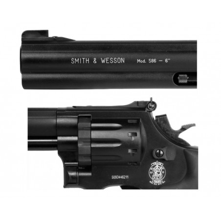 Smith & Wesson 586 Full Metal Competition 4,5 mm plomb (livré en malette) 