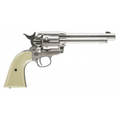 Colt Pacificateur Simple Action Acier Nickelé CO2 4,5mm 2