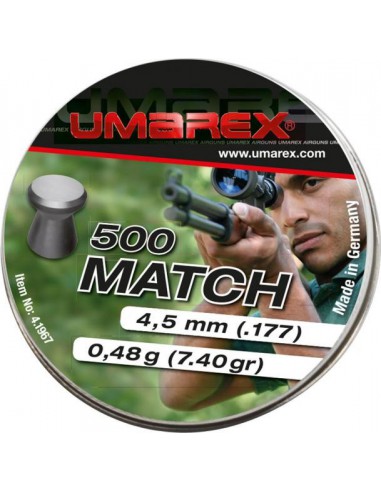 Plomb Match Umarex 4,5 mm 500 pieces