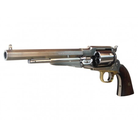 Revolver 1858 Remington Nickelé Poudre Noire CAL 44