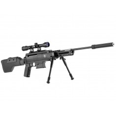 Carabine Black Ops Sniper Scope 4X32 Bipied Silencieux plomb 4,5 mm 20 J 2