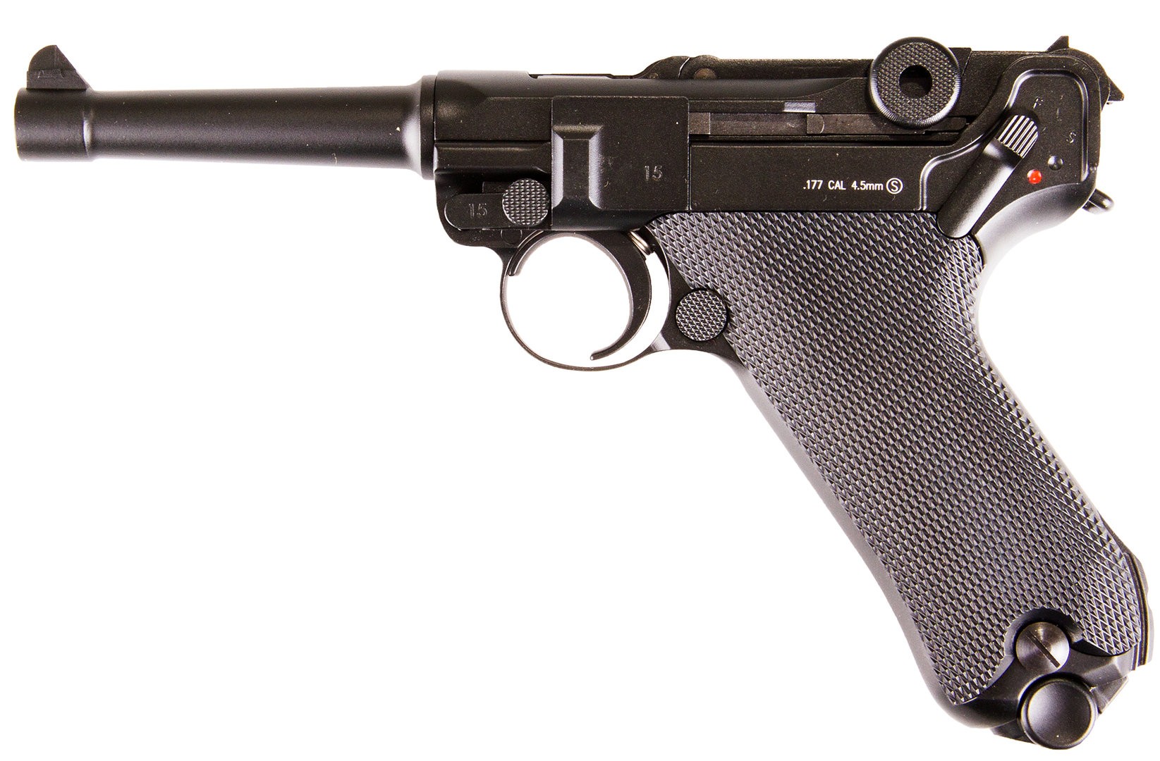 Luger P08 Full Metal Blowback KWC CO2 4.5mm Billes acier de KWC dan...