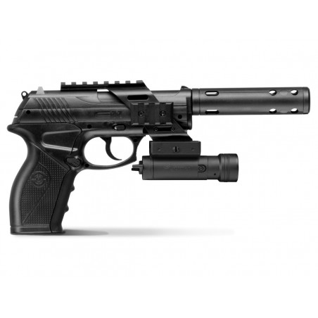 C11 KT2 Tactical Crosman pistol 4,5mm avec laser et silencieux