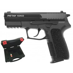 Pistolet d'Alarme SP2022 Police Retay cal 9 mm PAK Noir