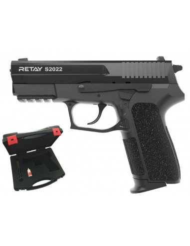 Pistolet d'Alarme SP2022 Police Retay cal 9 mm PAK Noir