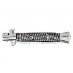 Couteau Pliant Cran d'Arret Automatique Carbone 2