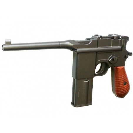 Mauser M712 Broomhandle Full Metal CO2 4,5 mm Semi et Full Auto Blowback
