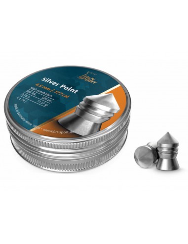 Plomb Silver Point 4,5 mm 500 pieces H&N Sport