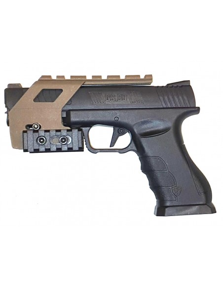 Montage 3 Rails Resine Polymere pour GS50