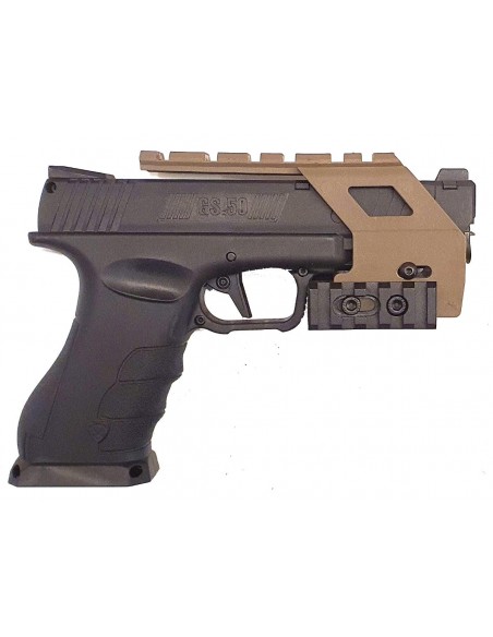 Montage 3 Rails Resine Polymere pour GS50