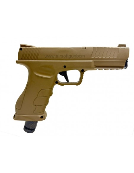 Pack defense GS50 V2 Tan Cal 50 Balles Caoutchouc CO2 18 Joules