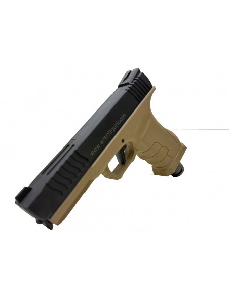 Pack defense GS50 V2 Black Tan Cal 50 Balles Caoutchouc CO2 18 Joules