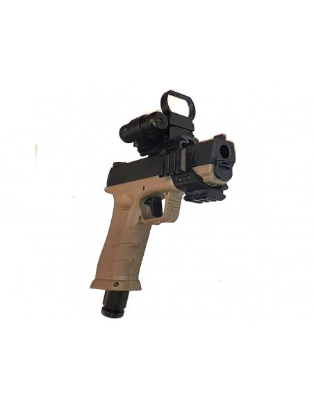 Pack defense GS50 V2 Tan Cal 50 Red Dot et Laser CO2 18 Joules