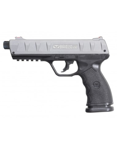 Pistolet Defense 19 Joules LTL Bravo Gen 2 Metal Slide Balles Caoutchouc Cal 50