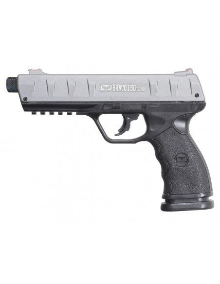 Pistolet Defense 19 Joules LTL Bravo Gen 2 Metal Slide Balles Caoutchouc Cal 50